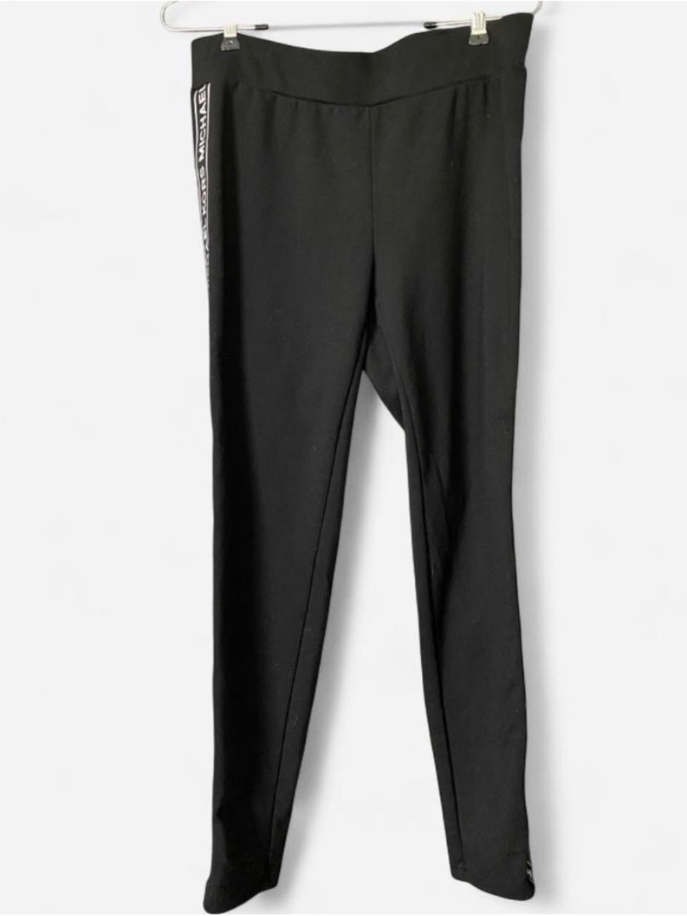 Michael Kors Black woman’s Leggings with Side Logo Tape